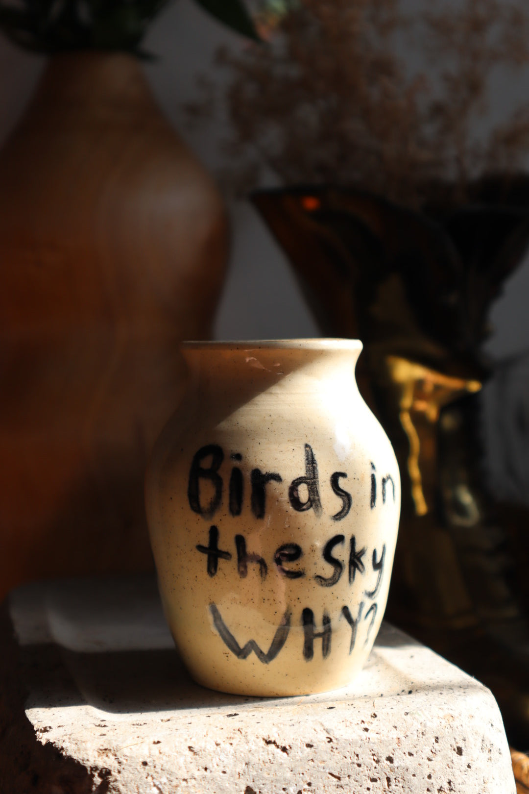 Birds in the Sky Vase
